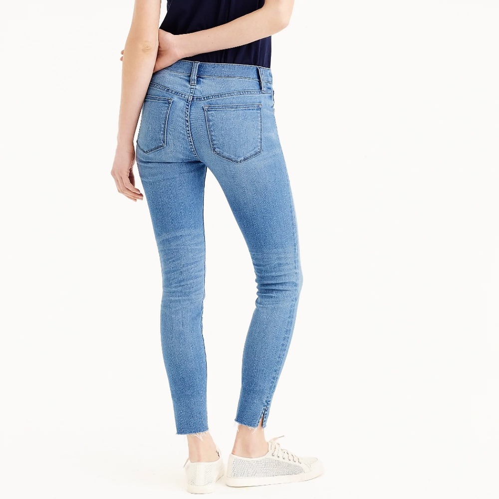 J. Crew Tall 8" Toothpick Jeans with Side Slit - Picture 3 of 4